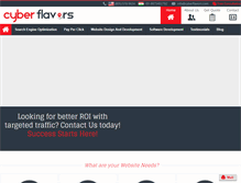 Tablet Screenshot of cyberflavors.com